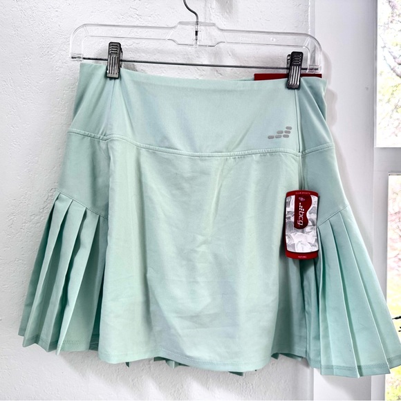 BCBG Pants - BCG High Rise Pleated Athletic Skort Mint Green Active Tennis Golf Skirt NWT